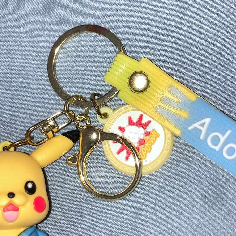 Adorable Pikachu Keychain/Bag Charm with Blue Jacket 🎉🎉🎉HOST PICK🎉🎉🎉 - Picture 3 of 4